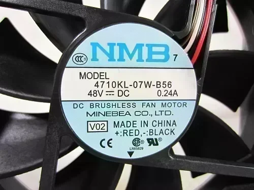 Original for NMB 4710KL-07W-B56 V02 48V 0.24A 12CM 12025 Alarm Signal 4-wires Inverter cooling fan