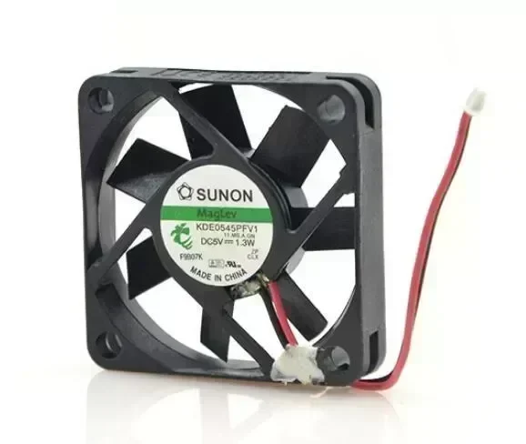 Original SUNON 4510 KDE0545PFV1 45*45*10MM DC 5V 1.3W 4.5CM 2-wire silent cooling fan