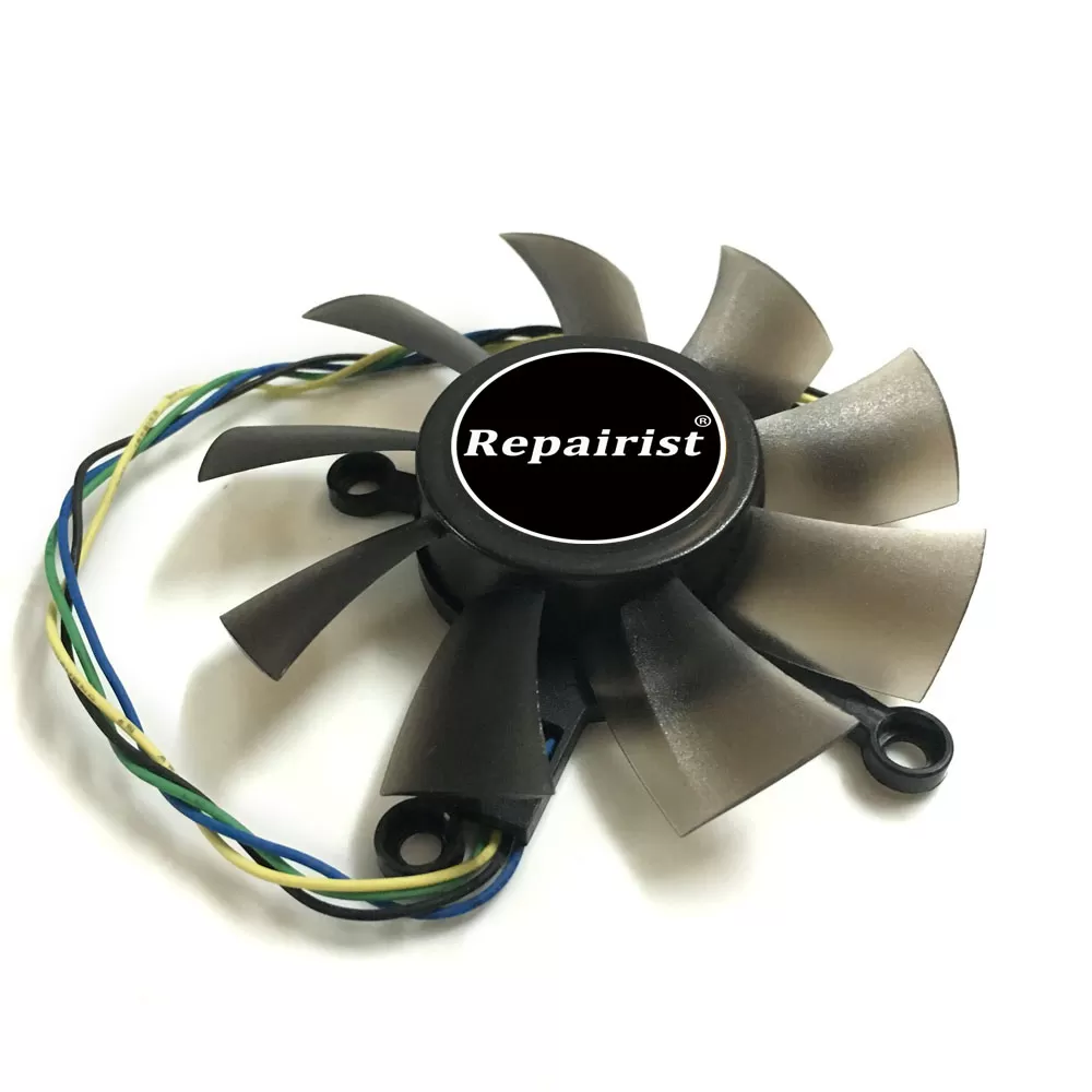 R128015SU FD8015U12S 75mm 4pin 4 x 43mm blower cooler fan for ASUS EAH5830/8600/9800 GTS 450/460 HD7850 graphics card cooling