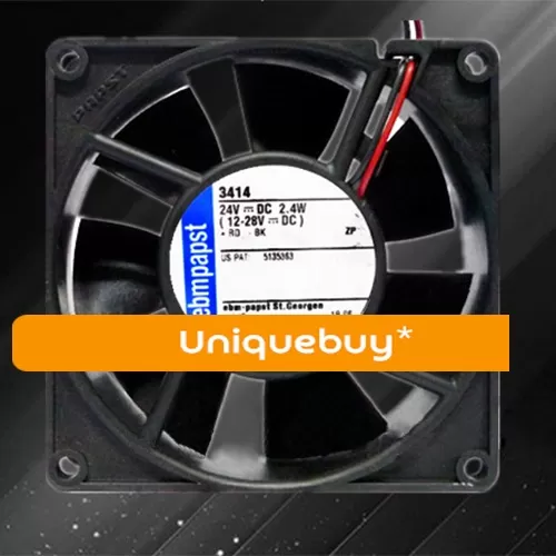 For ebmpapst 3414 DC 24V Two Ball Bearing 2.4W High end equipment axial fan