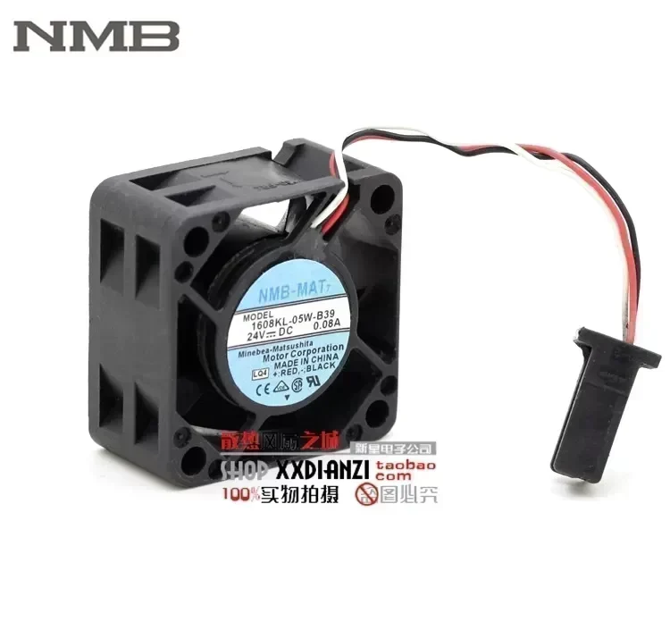 NMB 1608KL-05W-B39 4020 24V 0.08A waterproof radiator fan