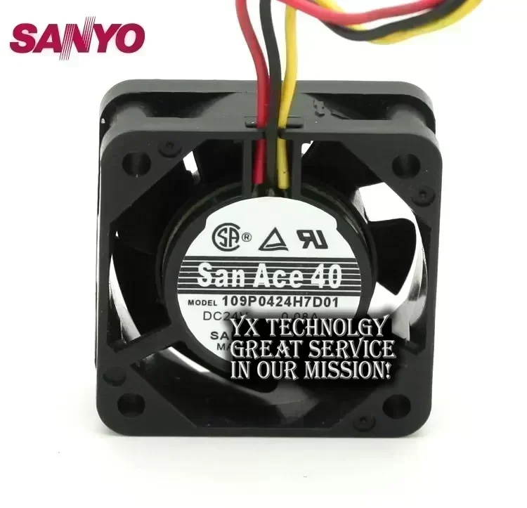 The new 109P0424H7D01 24V 0.08A 4015 4CM inverter fan for 40*40*15mm