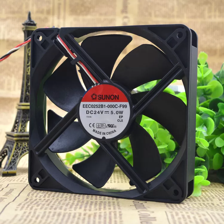 Free Delivery.EEC0252B1 24 v 5.0 W - 000 - c - 12025 F99 12 cm inverter fan