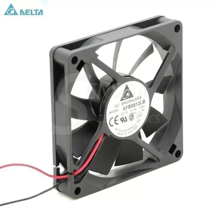 Delta Original AFB0812LB 8cm 80mm 8015 DC 12V 0.14A server inverter blower axial cooler Cooling Fans Manuafactrue Warranty