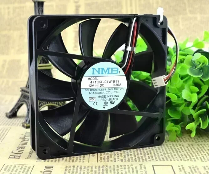 NMB-MAT 120*120*25 4710KL-04W-B39 DC12V 0.36A 12CM fan