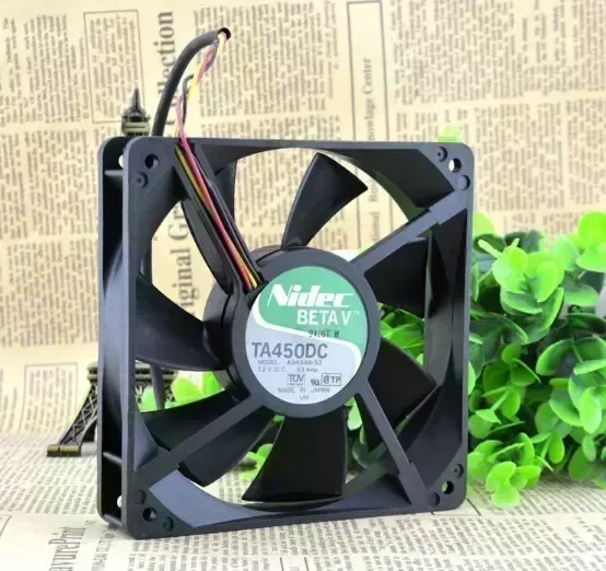 NIDEC 12CM 120*120*25 A34346-33 G1 12V 0.33A Server three lines radiating fan