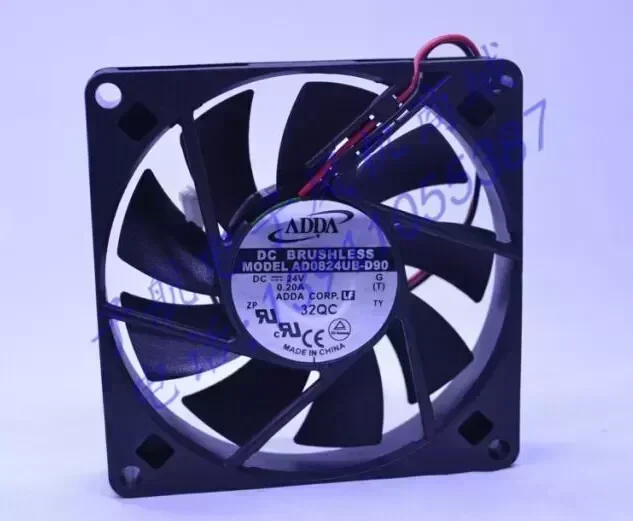 Wholesale: original AD0824UB-D90 80*80*15 24V 0.2A ADDA chassis cabinets fan