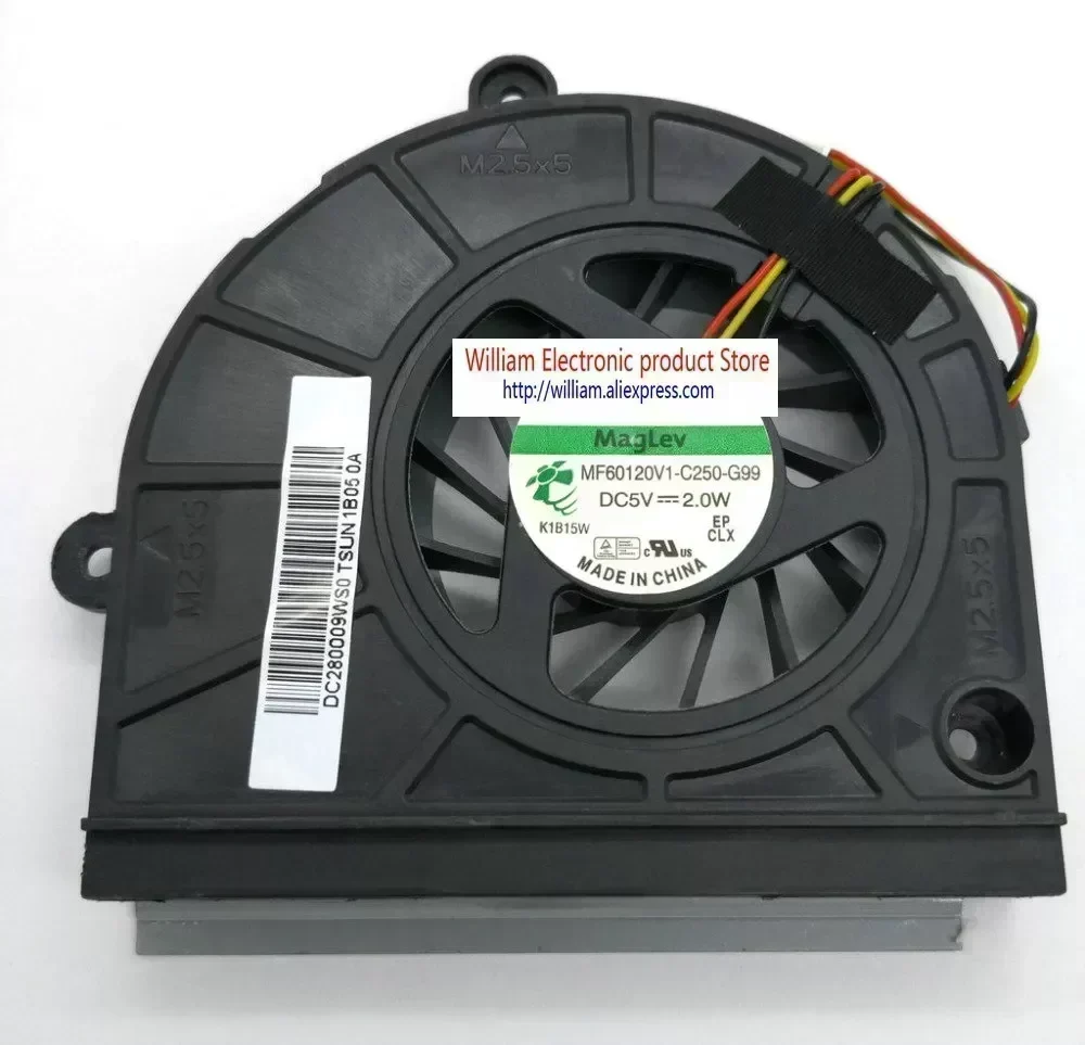 New Original MF60120V1-C250-G99 DC 5V 2.0W 3 Lines Laptop cooling fan FONSONING