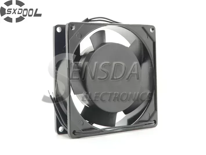 SXDOOL Original Axial fan 92*92*25mm 9025 9cm 90mm 2250RPM AC 220V Dual ball bearing industrial cooling fan