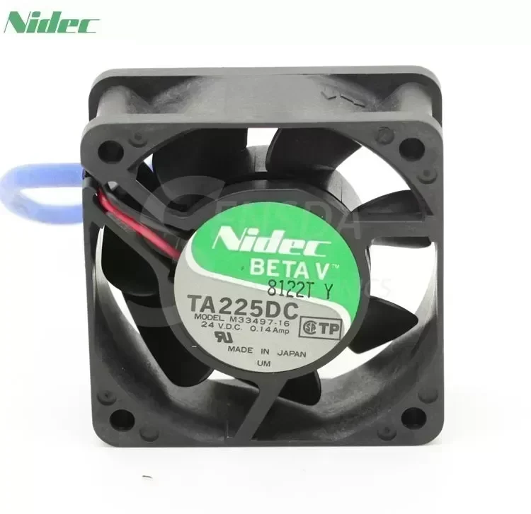 NIDEC TA225DC M33497-16 6025 60mm 6cm DC 24V 0.14A server inverter axial cooling fans