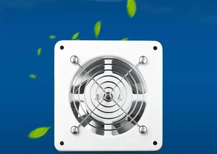 4 inch 4'' kitchen 100MM toilet wall Exhaust fan Duct blower powerful mute axial flow fan ventilator 25W 2800RPM