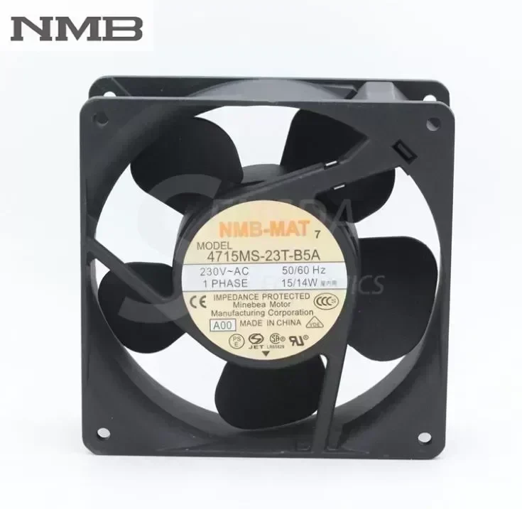 NMB 4715MS-23T-B5A AC 230V 12038 12cm 120mm industrial metal axial Cooling Fans