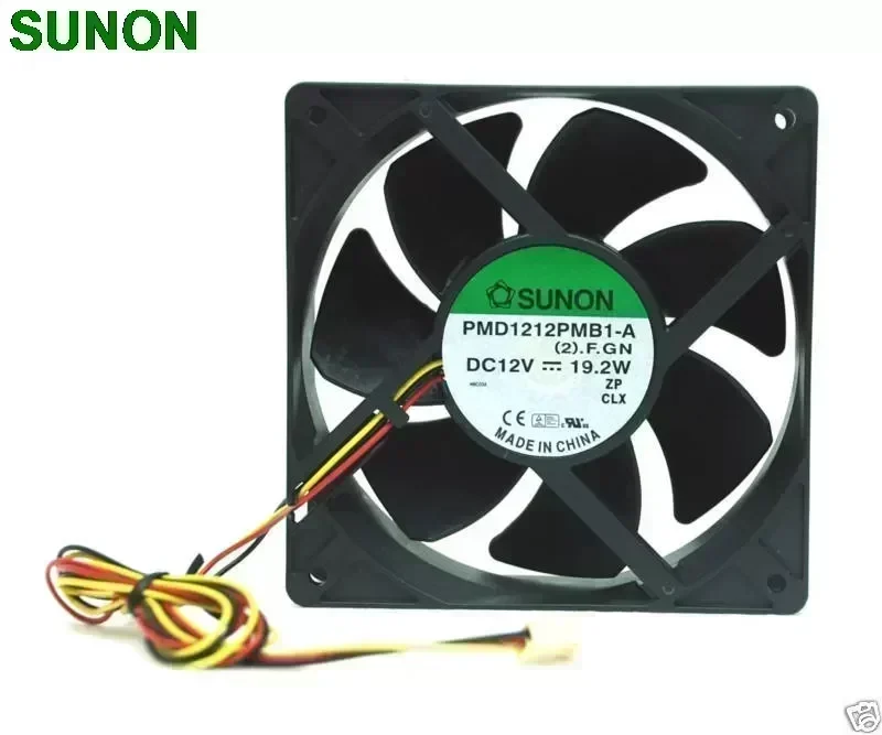 Sunon DC Fan PMD1212PMB1 12CM 1238 12038 120*120*38MM 12x12x3.8cm 12V 19.2W Cooling fan