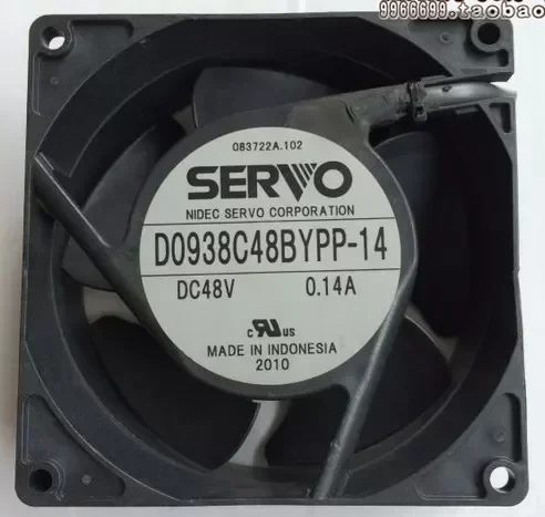 Free shipping SERVO D0938C48BYPP-14 9CM 9238 48V 0.14A 92 * 92 * 38mm waterproof industrial cooling fan