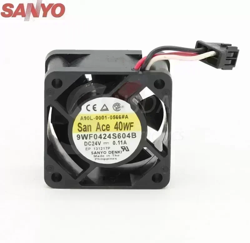 waterproof Sanyo 9WF0424S604B 4020 4cm 40mm 40 * 40* 20 mm DC 24V 0.11A fan