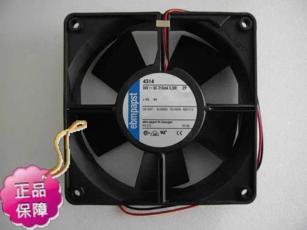 New Original ebmpapst 4314 DC24V 5W 120 * 32MM Inverter bearing radiator equipment cooling fan