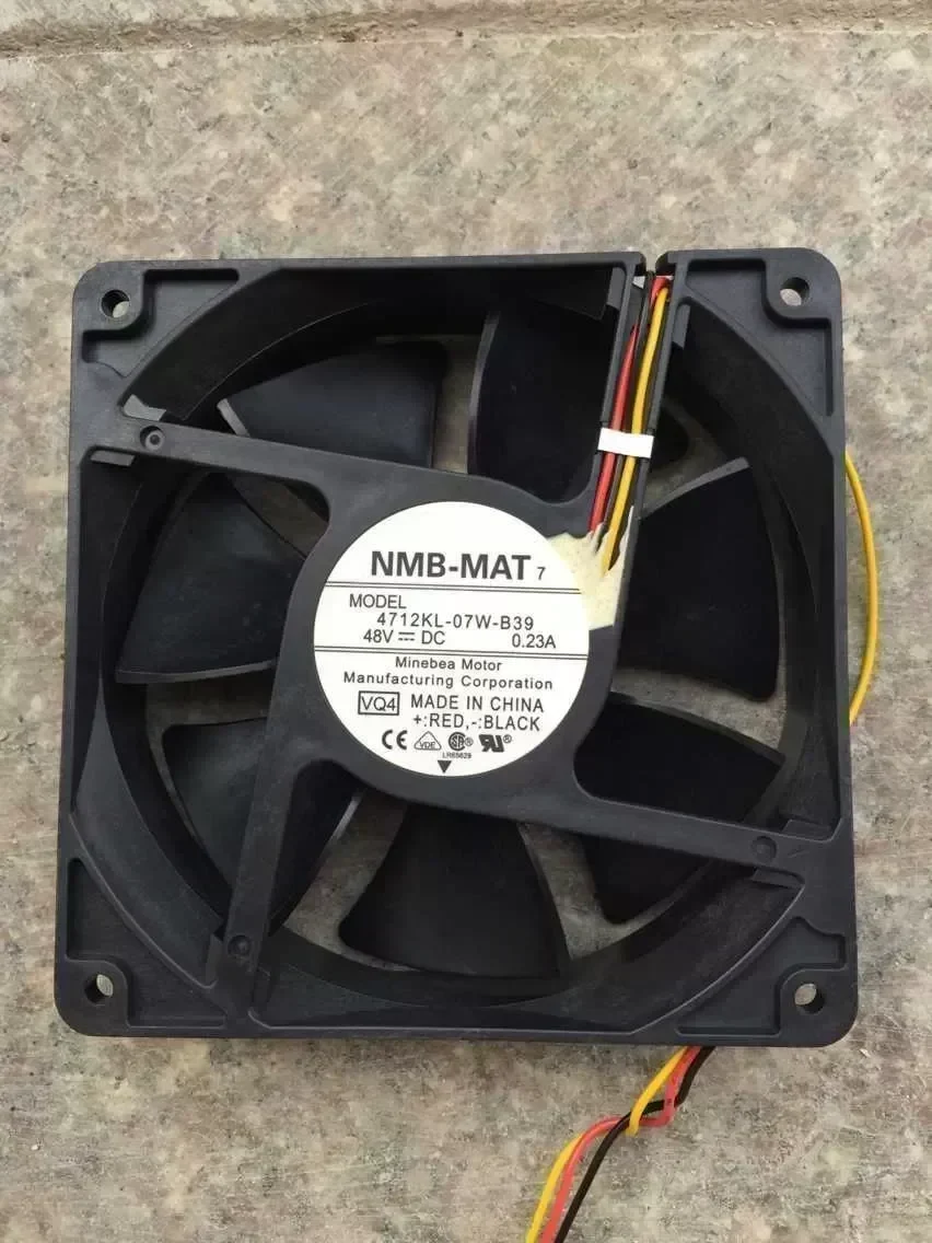 New Original NMB 4712KL-07W-B39 48V 0.23A 12032 12cm Inverter cooling fan