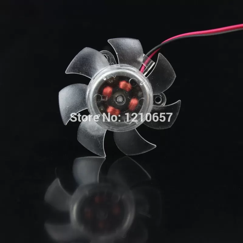 1 Pieces 12V 2 Pin PC Graphics Video VGA Card Heatsink Cooler Cooling Fan 45mm