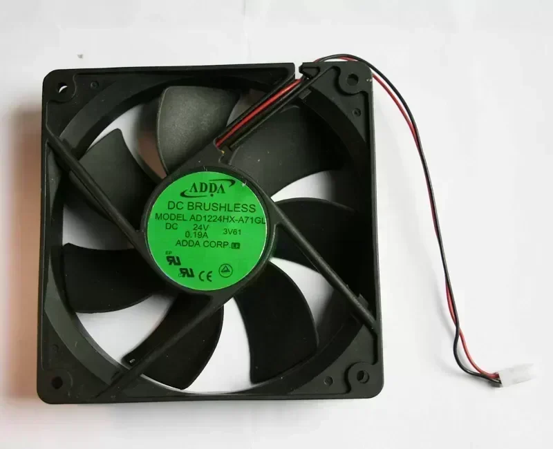 Original ADDA 12025 AD1224HX-A71GL 12CM DC 24V 0.24A 2 line inverter cooling fan