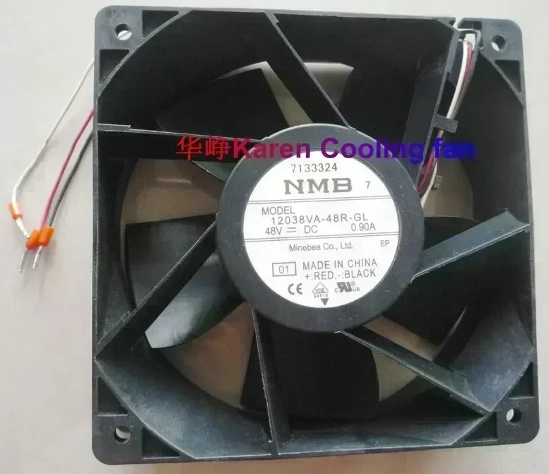 New Original for NMB 12038VA-48R-GL 120*120*38MM 48V 0.9A 12CM 24V-48V Cooling fan