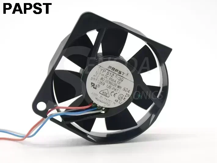 Original papst TYP 512 F/39 5015 50mm 5cm DC 12V 85mA 1W silent quiet small micro cooling fan