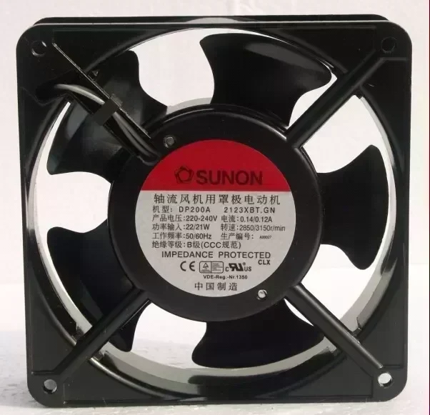 Original SUNON DP200A 2123XBT 12038 12CM 220V 120 * 120 * 38MM Cabinet Cooling Fan
