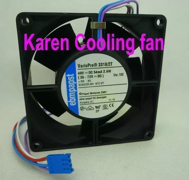Original EBM PAPST 9cm VarioPro 3318/2T 9232 48V 54mA 2.6W Cooling fan