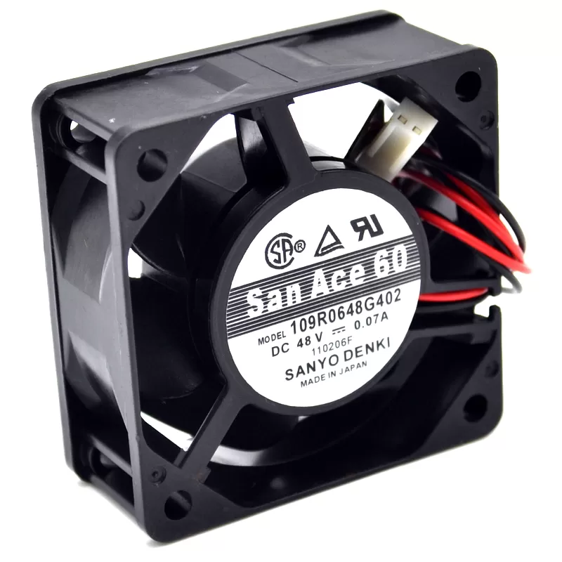 SANYO Original new 109R0648G402 6025 6cm 48V 0.07A fan 60*60*25mm - Image 3