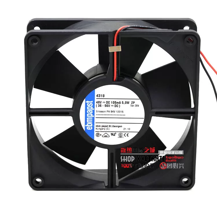 Free Delivery.4318 48V 12032 5.0W industrial equipment frequency converter cooling fan - Image 2