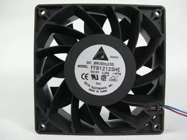 Delta FFB1212SHE 12cm 120*120*38MM DC 12V 2.25A Cooling Computer Case Server Fan