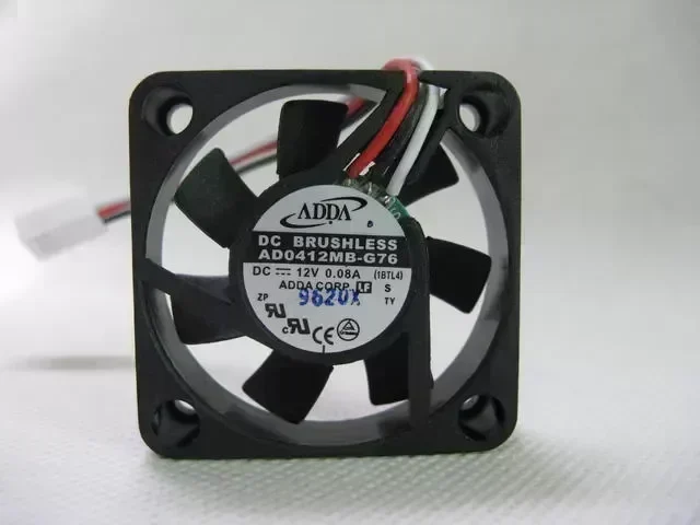 Original ADDA 4010 4cm AD0412MB-G76 12V 0.08A 40 * 40 * 10mm ultra-quiet dual ball bearing fan