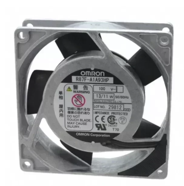 OMRON R87F-A1A93HP AC100V 92 * 92 * 25mm aluminum frame AC Fan