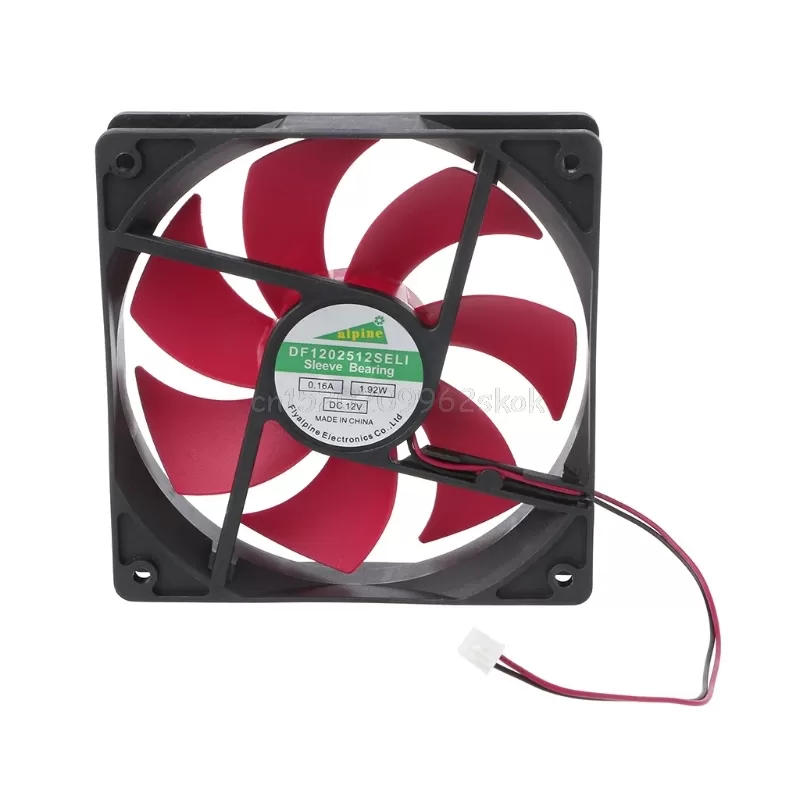 12025 120mm DC12V 0.2A 2.5 2pin server inverter case axial cooler industrial fan D23 Dropshipping
