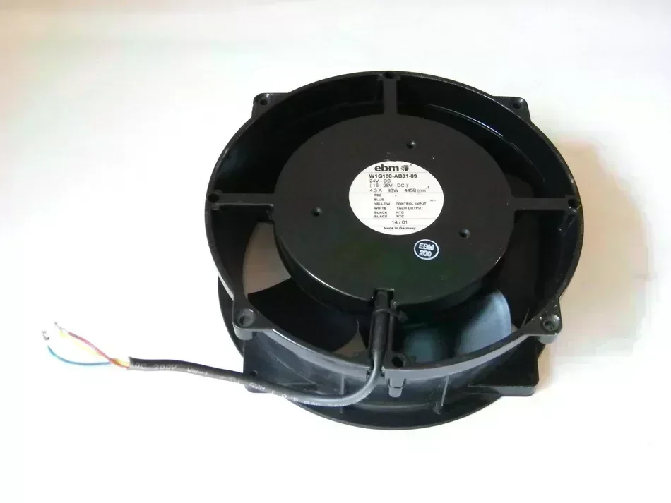 Original ebmpapst W1G180-AB31-09 24V 4.3A 20CM aluminum cooling fan