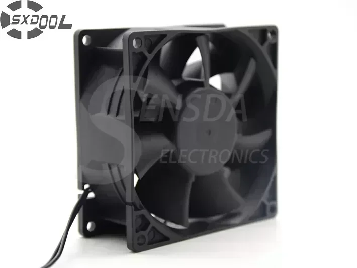 SXDOOL ec fan motor manufacturers 92*92*38 mm 92mm dual voltage 115V 230V 50/60 Hz 7W 3500RPM 79.9CFM case cooling fan