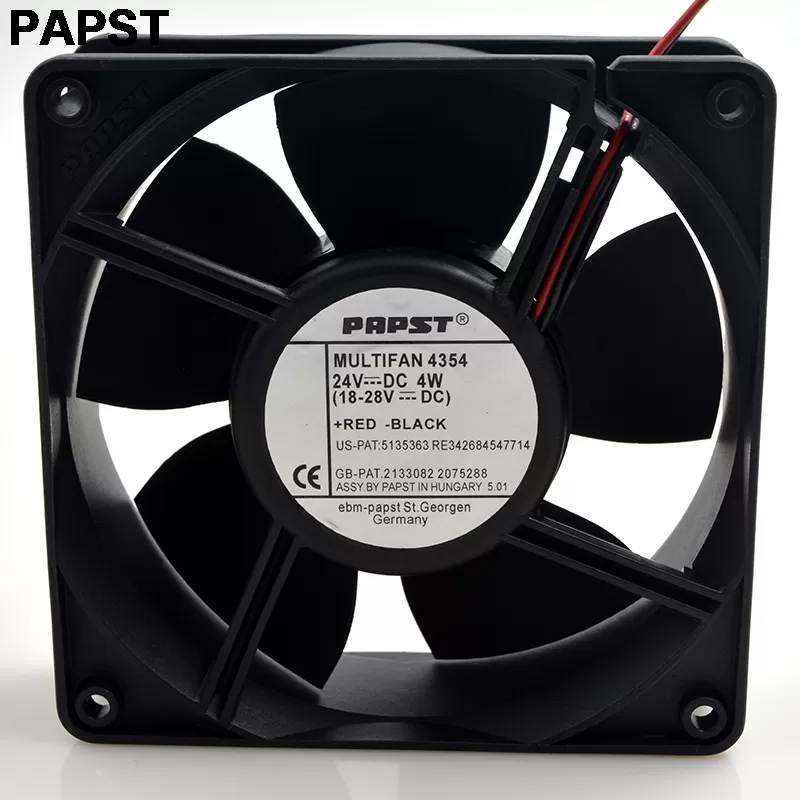 PAPST Original 4354 24V 4W 12038 12CM 120mm axial server inverter cooling fans cooler