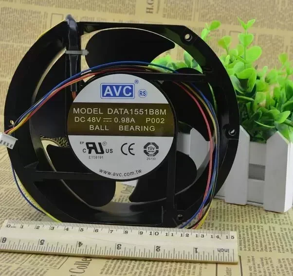 Original authentic DATA1551B8M 17251 48V 0.98A AVC metal shell high temperature 4 Wire Fan