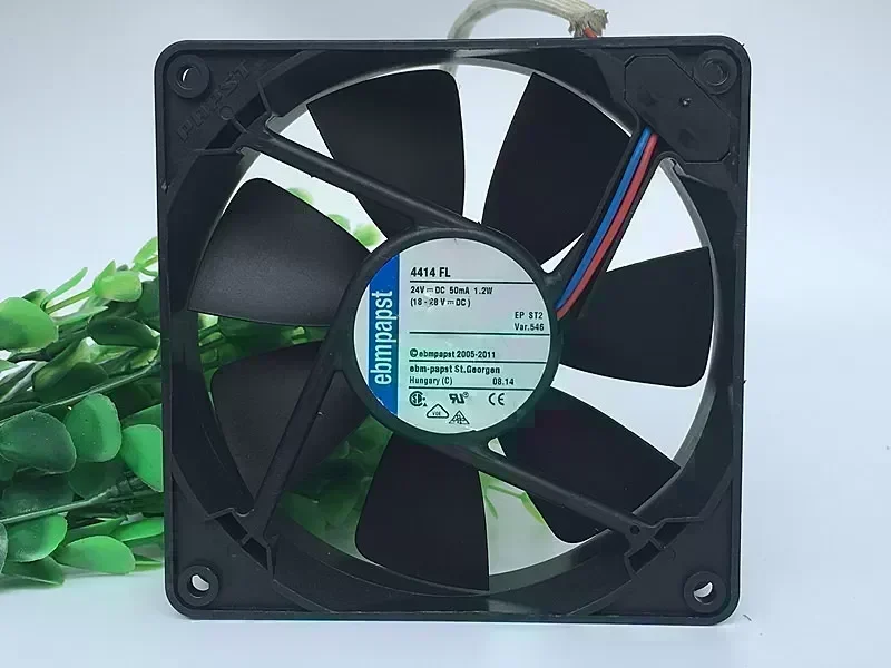 New original ebmpapst 4414 FL 12cm12025 24V 1.2W 119 * 119 * 25MM silent cooling fan
