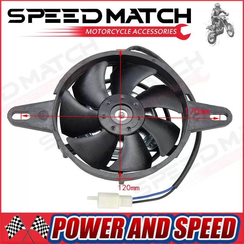 Oil Cooler Water Cooler New Electric Radiator Cooling Fan For 200 250 cc Chinese ATV Quad Go Kart Buggy Dirt Bike Motorcycle