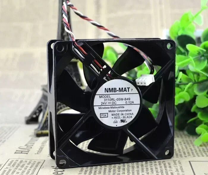 Original genuine 8cm80*80*25 24V 0.12A 3110RL-05W-B49 NMB three line inverter fan