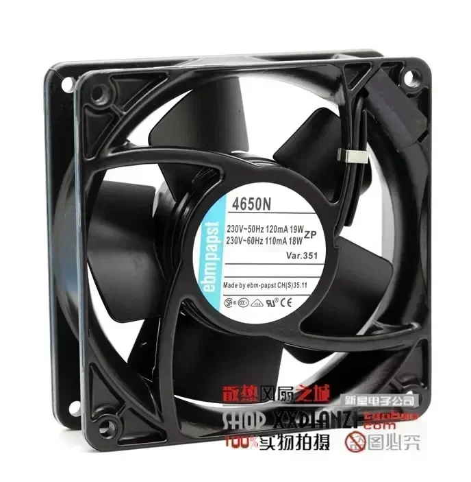 NEW FOR EBMPAPST TYP-4650N 12038 220V Double Ball bearing Metal cooling fan