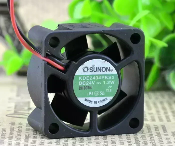 The original SUNON KDE2404PKS2 24V 1.2W 4CM 40*40*20 2 lines radiating fan