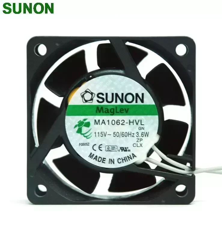 Sunon Maglev MA1062-HVL 6CM 6025 AC 115V 3.6W 60*60*25mm Axial cooling Fan