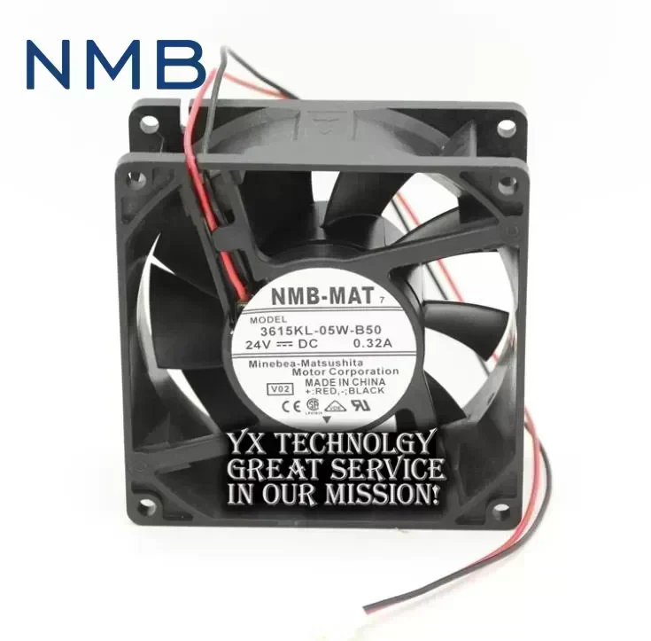 NMB new and original 90*90*38mm 3615KL-05W-B50 24V 9038 0.32A inverter ABB dedicated cooling fans 2pcs/lot