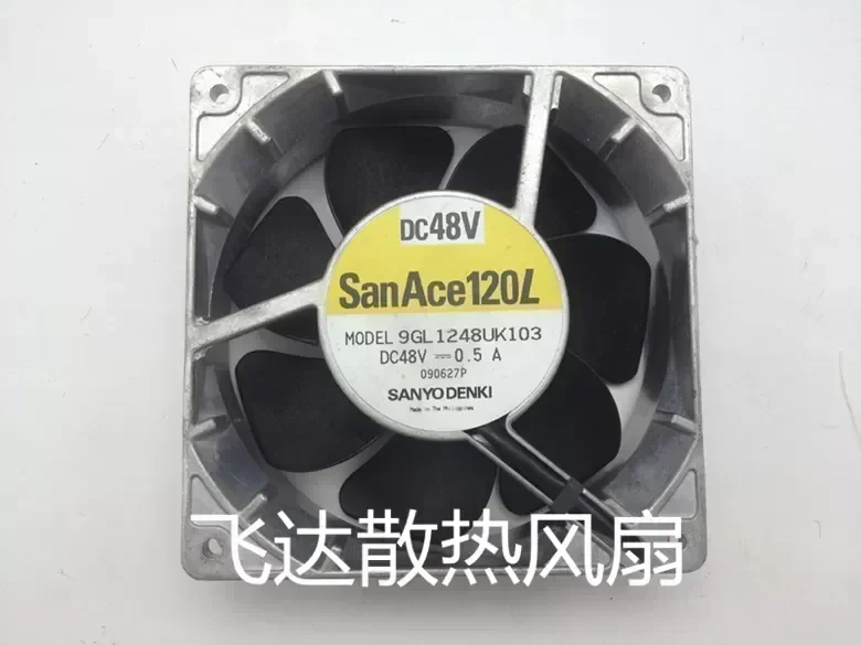 Sanyo 9GL1248UK103 DC 48V 0.5A, 120x120x38mm Server Square fan