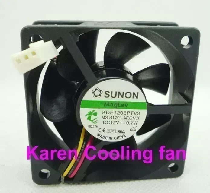 SUNON 6cm KDE1206PTV3 HA60251V4-0000-C99 6025 12v 0.7W Cooling fan