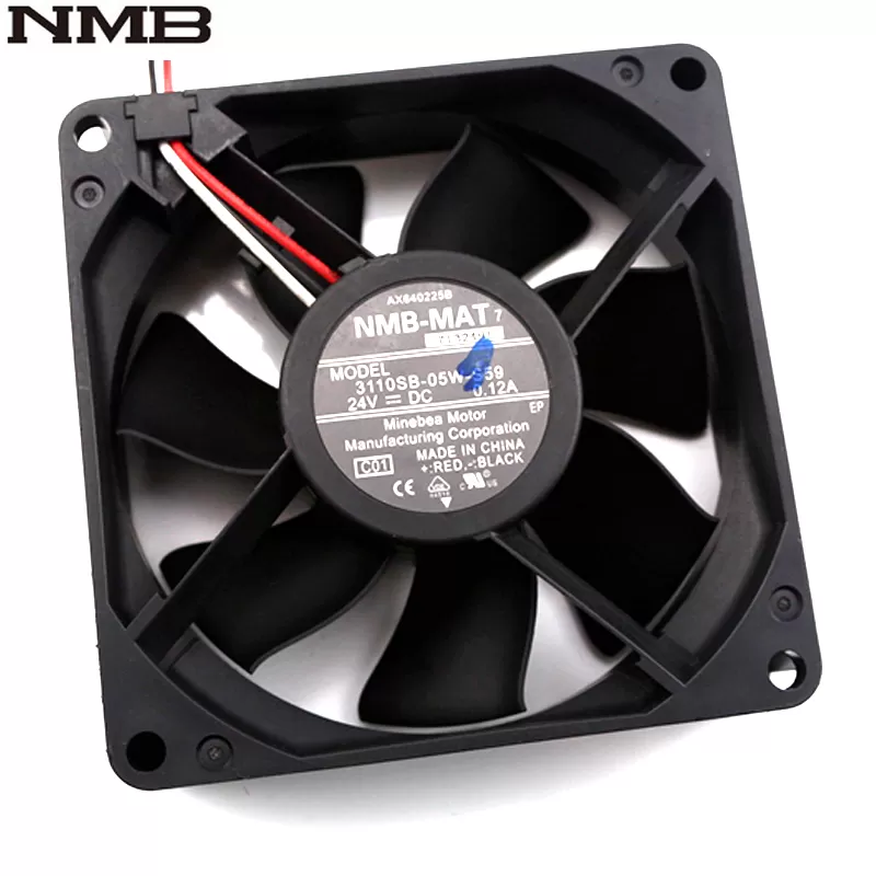 NMB 3110SB-05W-S59 8025 24V 0.12A 80*80*25mm axial inverter cooling fan