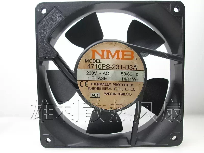 Original NMB 4710PS-23T-B3A 120*120*25MM 12cm AC230V 14/11W cabinet cooling fan