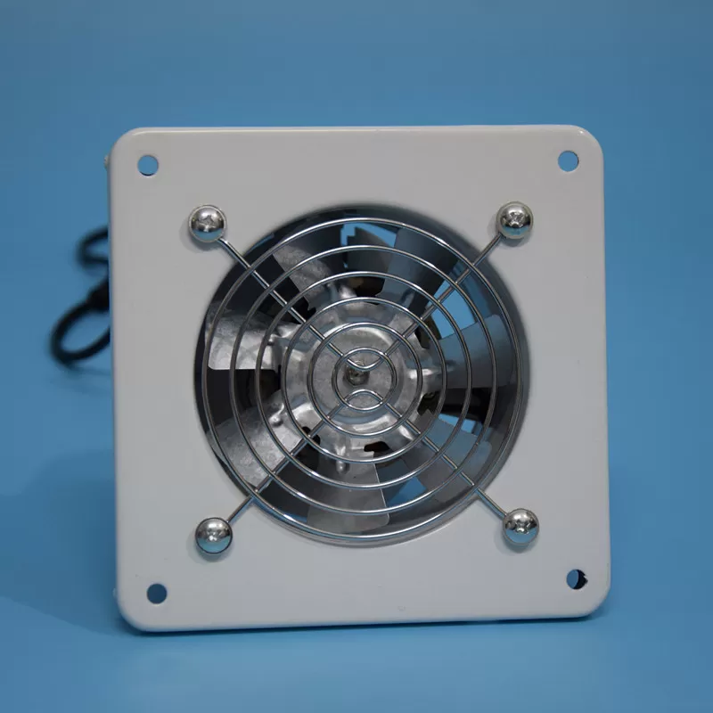 100MM exhaust fan, 4 inch dust blower used for kitchen toilet wall, mute axial flow fan square shape in ventilation