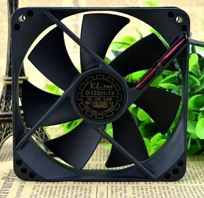 SSEA New server cooling fan for Yate Loon D12SM-12 D12SH-12 12V 0.30A 120*120*25MM 12CM